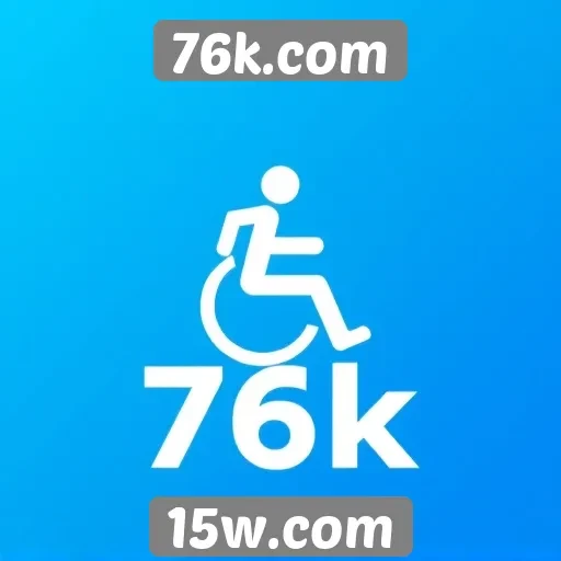 Acessibilidade e navegação no site 76k.com